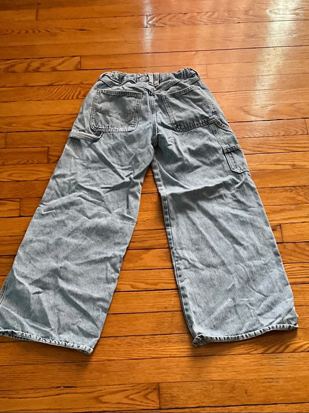Old Navy Light Blue Wide Leg Kids Jeans